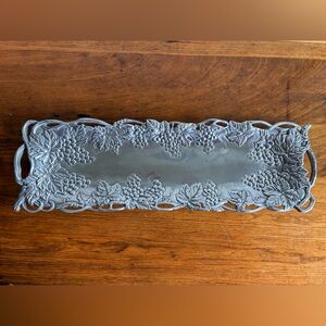 Arthur Court Grapevine Embossed Long Tray